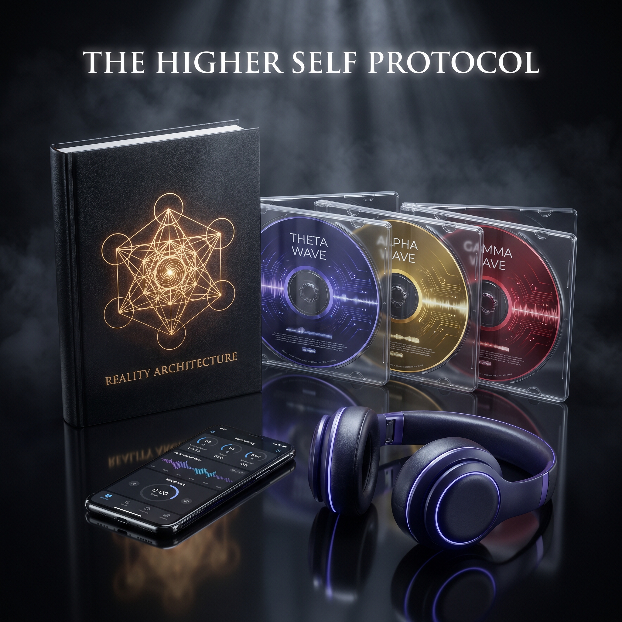 The Higher Self Protocol — Buch, Audio-CDs und Kopfhörer